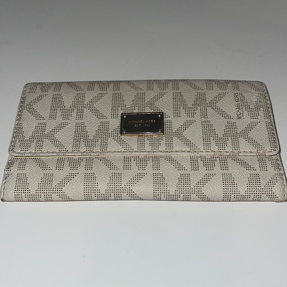 Tan and Gold Michael Kors Wallet